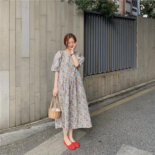 retro square neck puff sleeve long skirt 2021 summer new floral printed short sleeve dress elegant fashion french dress women, Black;gray
retro square neck puff sleeve long skirt 2021 summer new floral printed short sleeve dress elegant fashion french dress women, Black;gray