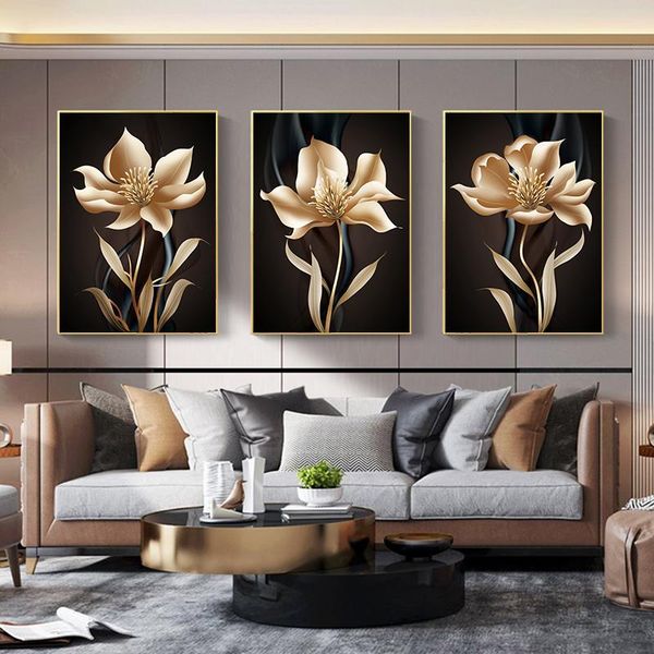 paintings nordic modern abstract black golden flower wall art canvas print poster painting pictures for living room home decoration
paintings nordic modern abstract black golden flower wall art canvas print poster painting pictures for living room home decoration