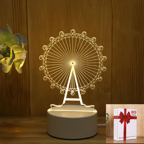 night lights 3d led ferris wheel light novelty illusion bedside table lamp for indoor bedroom child birthday party decor indie kid gift
night lights 3d led ferris wheel light novelty illusion bedside table lamp for indoor bedroom child birthday party decor indie kid gift