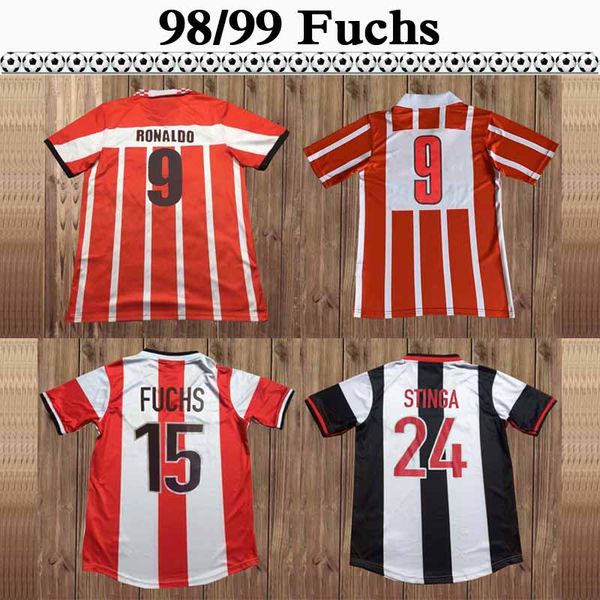 1998 1999 ijer de dilde mens retro soccer jerseys eindhoven bruggink kolkka home red away black football shirt stinga fuchs short sleeve, Black;yellow
1998 1999 ijer de dilde mens retro soccer jerseys eindhoven bruggink kolkka home red away black football shirt stinga fuchs short sleeve, Black;yellow