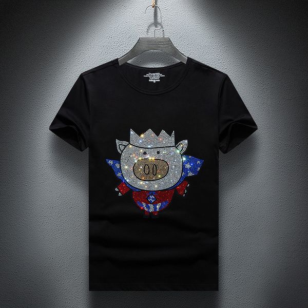 2021 summer t-shirt men new short sleeve social guy slim rhinestone o-neck cotton casual tshirts plus size s-7xl male 1ql3, White;black
2021 summer t-shirt men new short sleeve social guy slim rhinestone o-neck cotton casual tshirts plus size s-7xl male 1ql3, White;black