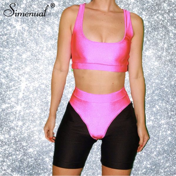 patchwork sporty womens two piece sets summer 2021 active wear tank and biker shorts matching set casual skinny, White;black
patchwork sporty womens two piece sets summer 2021 active wear tank and biker shorts matching set casual skinny, White;black