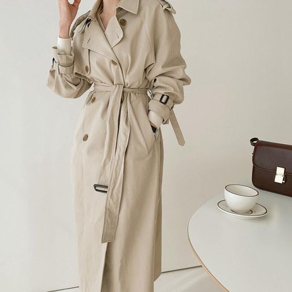 women's trench coats 2021 autumn winter coat for women plus size double breasted ladies long windbreaker, Tan;black
women's trench coats 2021 autumn winter coat for women plus size double breasted ladies long windbreaker, Tan;black