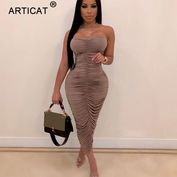 strapless pleated bandage dress women skinny slim elastic bodycon dress stretchy backless wrap long dress vestidoshigh quality, Black;gray
strapless pleated bandage dress women skinny slim elastic bodycon dress stretchy backless wrap long dress vestidoshigh quality, Black;gray
