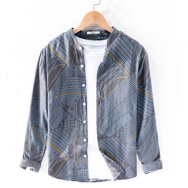 2021 new stand collar long-sleeved brand linen fashion comfortable shirts for men casual loose shirt mens overhemd camiseta lni2, White;black
2021 new stand collar long-sleeved brand linen fashion comfortable shirts for men casual loose shirt mens overhemd camiseta lni2, White;black