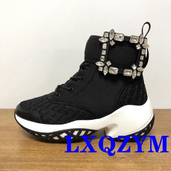 boots autumn winter crystal buckle warm brand super women thick bottom sneakers outdoor female hiking work shoes, Black
boots autumn winter crystal buckle warm brand super women thick bottom sneakers outdoor female hiking work shoes, Black