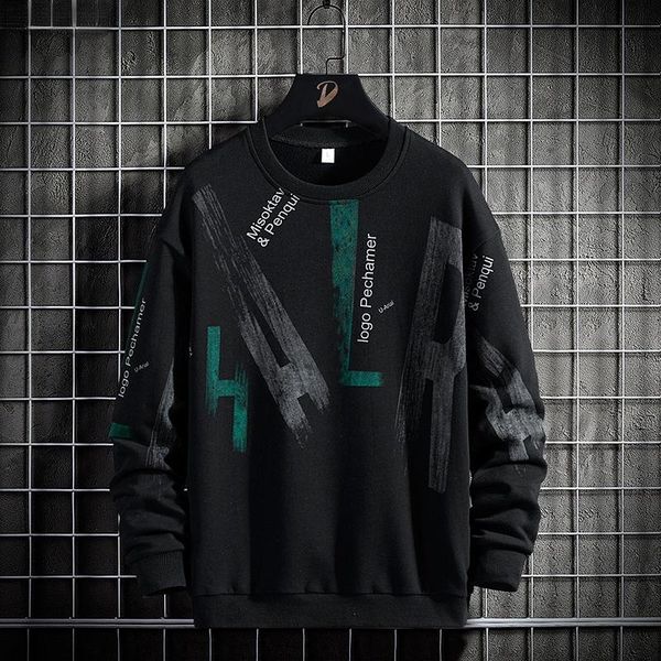 men's hoodies & sweatshirts 2021autumn splicing polyester round neck bottoming shirt korean style casual long-sleeved for men, Black
men's hoodies & sweatshirts 2021autumn splicing polyester round neck bottoming shirt korean style casual long-sleeved for men, Black