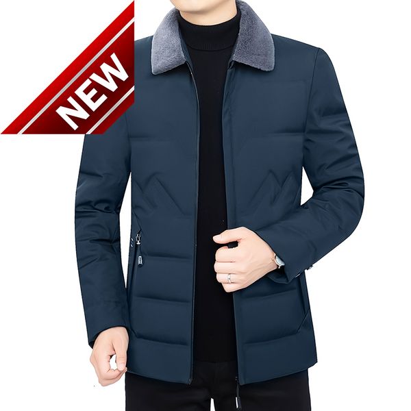 2021 winter new men's white duck down jackets solid color short casual fur collar warm coats parkas korean clothing, Black
2021 winter new men's white duck down jackets solid color short casual fur collar warm coats parkas korean clothing, Black
