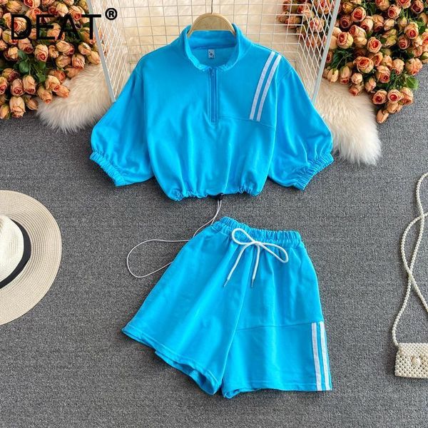 women's tracksuits deat women leisure sport drawstring t-shirt shorts arrivals two piece set fashion temperament spring summer 2021 11d, Gray
women's tracksuits deat women leisure sport drawstring t-shirt shorts arrivals two piece set fashion temperament spring summer 2021 11d, Gray