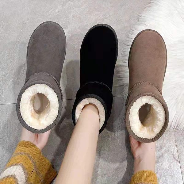boots ladies winter plus velvet thick warmth flat bottom short tube all-match snow, Black
boots ladies winter plus velvet thick warmth flat bottom short tube all-match snow, Black