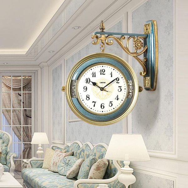 wall clocks nordic modern luxury clock double sided vintage large kitchen round antique horloge murale home decor jj60wc
wall clocks nordic modern luxury clock double sided vintage large kitchen round antique horloge murale home decor jj60wc
