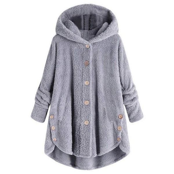 women's jackets women coat plus size button plush hooded coats solid loose cardigan wool overcoat winter outwear pocket jacket, Black;brown
women's jackets women coat plus size button plush hooded coats solid loose cardigan wool overcoat winter outwear pocket jacket, Black;brown