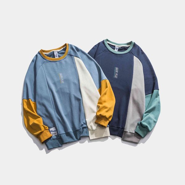 hoodies fashion fleece 2021 spring stitched sweater loose pullover round neck cotton men's wear, Black
hoodies fashion fleece 2021 spring stitched sweater loose pullover round neck cotton men's wear, Black