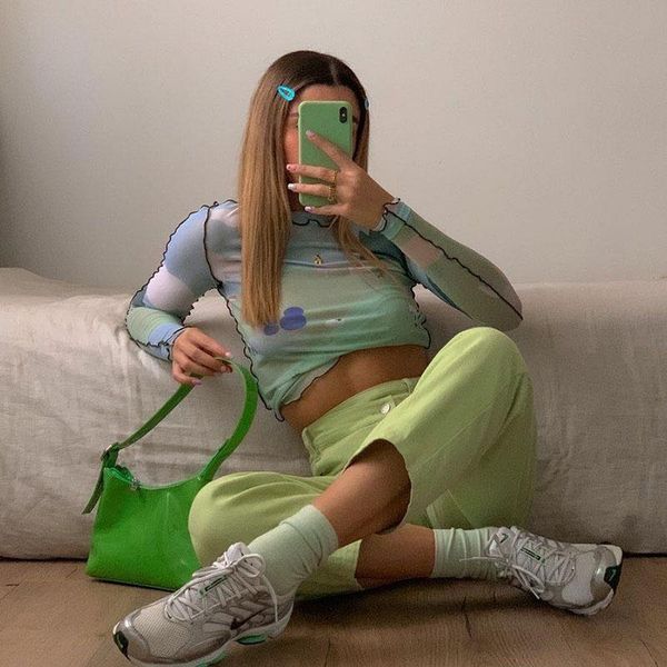 women's t-shirt women long sleeve tshirt slim mesh patchwork transparent harajuku shirt high street vintage t clouds print femme, White
women's t-shirt women long sleeve tshirt slim mesh patchwork transparent harajuku shirt high street vintage t clouds print femme, White