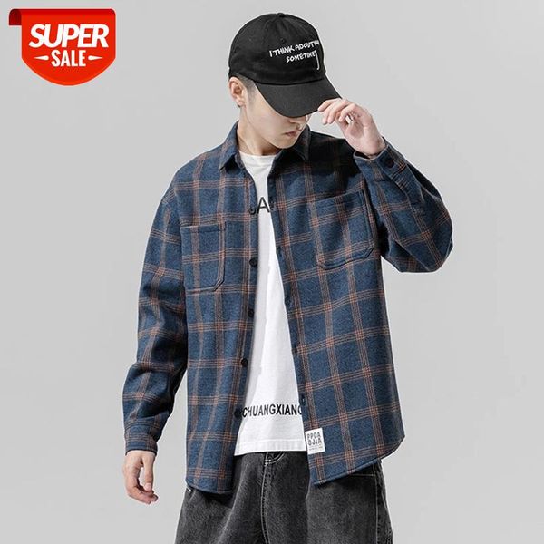 2021 new arrival japanese style add fluff thicken men's casual shirts winter fashion plaid long sleeve #ns8m, White;black
2021 new arrival japanese style add fluff thicken men's casual shirts winter fashion plaid long sleeve #ns8m, White;black