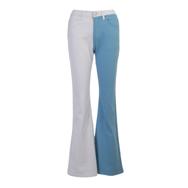 women's jeans y2k punk denim trousers asymmetrical stitching palm art pants casual flare trouser, Blue
women's jeans y2k punk denim trousers asymmetrical stitching palm art pants casual flare trouser, Blue