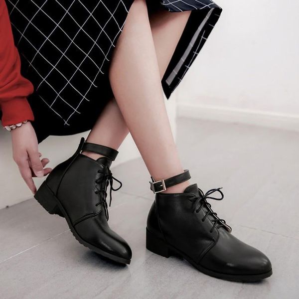 boots pxelena retro rome lace up ankle women shoes round toe square med heels biker military short 2021 winter, Black
boots pxelena retro rome lace up ankle women shoes round toe square med heels biker military short 2021 winter, Black