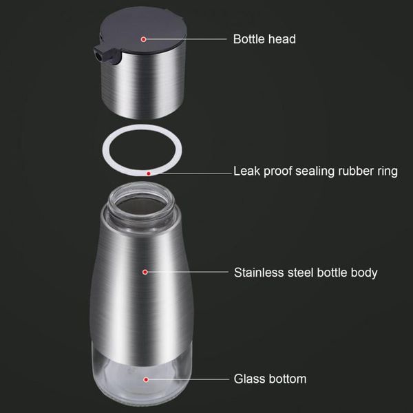 storage bottles & jars vinegar bottle reusable oil pot dispenser stainless steel no odor practical leak proof olive
storage bottles & jars vinegar bottle reusable oil pot dispenser stainless steel no odor practical leak proof olive