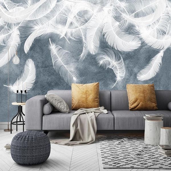 wallpapers custom po wallpaper for walls 3d white feather mural creative bedroom living room sofa tv background wall art decor
wallpapers custom po wallpaper for walls 3d white feather mural creative bedroom living room sofa tv background wall art decor