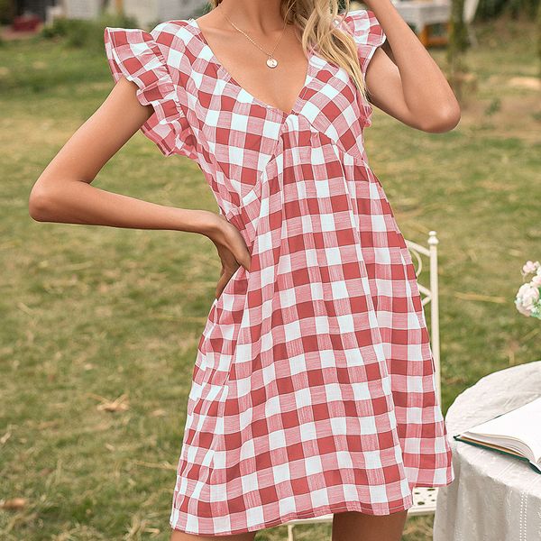 2021 new fashion vestido de festa summer vestidos women robe femme casual bohemian plus preppy style a-line plaid czcu, Black;gray
2021 new fashion vestido de festa summer vestidos women robe femme casual bohemian plus preppy style a-line plaid czcu, Black;gray