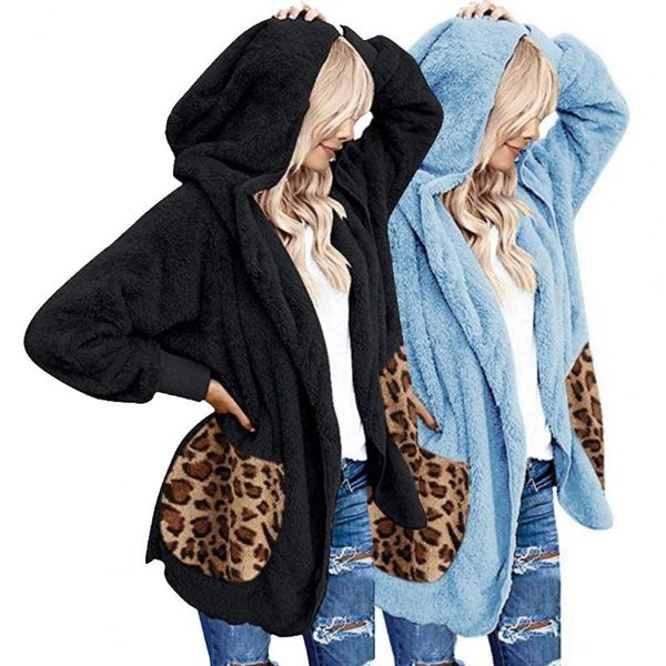 women's hoodies & sweatshirts winter jacket double sided velvet skin-friendly patchwork cardigan coat with hat women jackets for 2021, Black
women's hoodies & sweatshirts winter jacket double sided velvet skin-friendly patchwork cardigan coat with hat women jackets for 2021, Black
