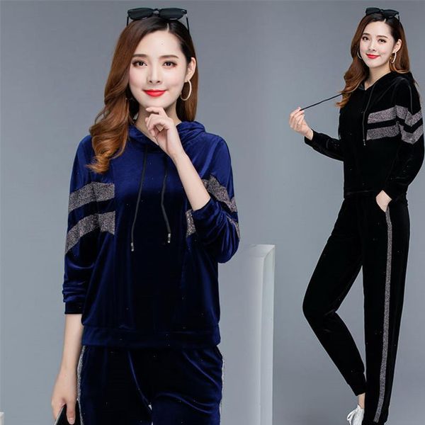women tracksuits 2021 two piece set lady clothing:pants big plus size xl~5xl elastic velvetfemale sports suits, Gray
women tracksuits 2021 two piece set lady clothing:pants big plus size xl~5xl elastic velvetfemale sports suits, Gray