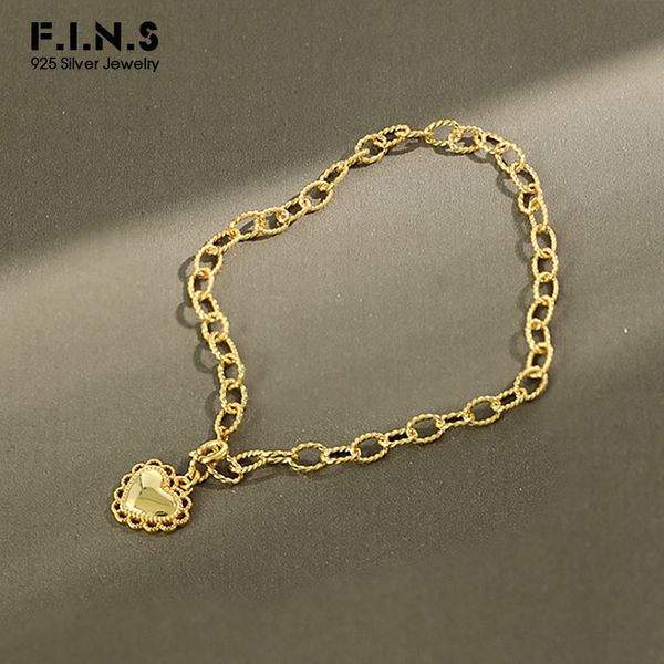 f.i.n.s s925 sterling silver anklet delicate lace heart-shaped pendant gold chain female anklet silver foot jewelry f1219, Red;blue
f.i.n.s s925 sterling silver anklet delicate lace heart-shaped pendant gold chain female anklet silver foot jewelry f1219, Red;blue