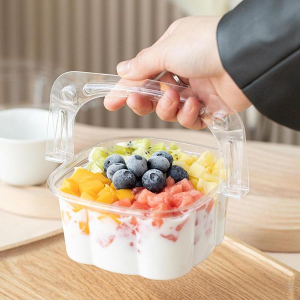 disposable cups & straws 20pcs fruit salad packaging box transparent protable cake cup 450ml baking decoration party favors dessert gift
disposable cups & straws 20pcs fruit salad packaging box transparent protable cake cup 450ml baking decoration party favors dessert gift
