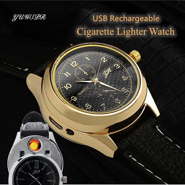 cigarette lighter watch men casual quartz watches sports watch men rechargeable usb flameless lighter clcok jh319-1, Slivery;brown
cigarette lighter watch men casual quartz watches sports watch men rechargeable usb flameless lighter clcok jh319-1, Slivery;brown