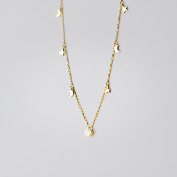 chains 39.5cm-43.5cm female necklace for women on neck silver 925 chain necklaces star moon girls fashion jewelry minimalist
chains 39.5cm-43.5cm female necklace for women on neck silver 925 chain necklaces star moon girls fashion jewelry minimalist
