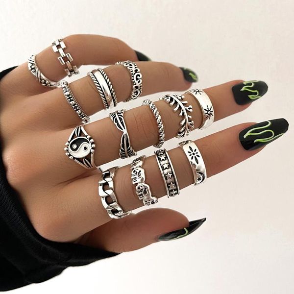 wedding rings personality retro trend ring geometrical fourteen sets, Slivery;golden
wedding rings personality retro trend ring geometrical fourteen sets, Slivery;golden