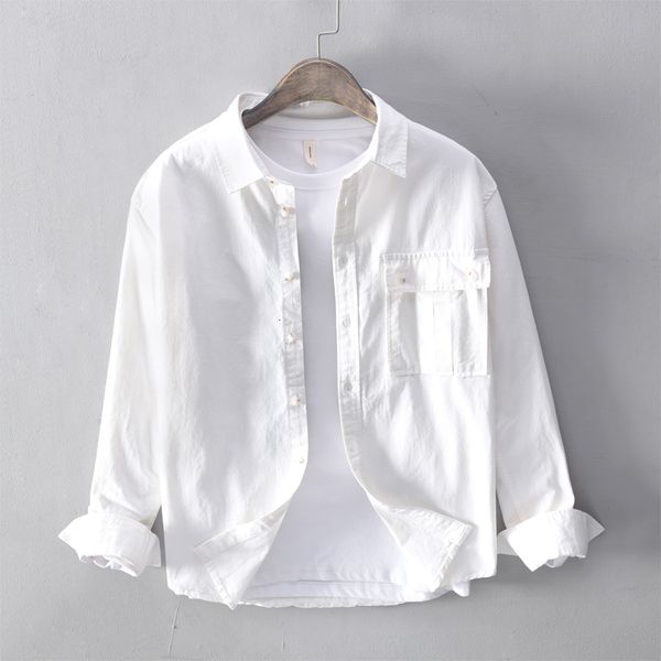2021 new arrival long sleeve white cotton autumn solid shirt mens fashion casual brand shirts for men camisa chemise d0j1, White;black
2021 new arrival long sleeve white cotton autumn solid shirt mens fashion casual brand shirts for men camisa chemise d0j1, White;black