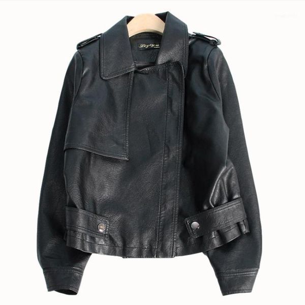 retro black gray beige leather locomotive jacket female street style big pockets jackets with belt wq2425 women's & faux
retro black gray beige leather locomotive jacket female street style big pockets jackets with belt wq2425 women's & faux