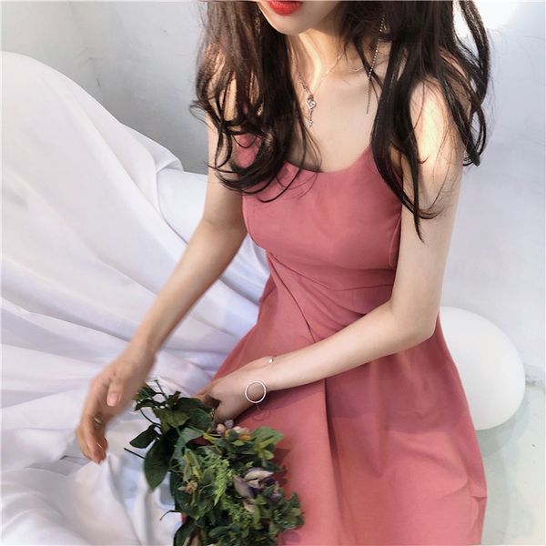women summer dress spaghetti strap backless back belt long dress retro temperament strapless chiffon dress female vestidos, Black;gray
women summer dress spaghetti strap backless back belt long dress retro temperament strapless chiffon dress female vestidos, Black;gray