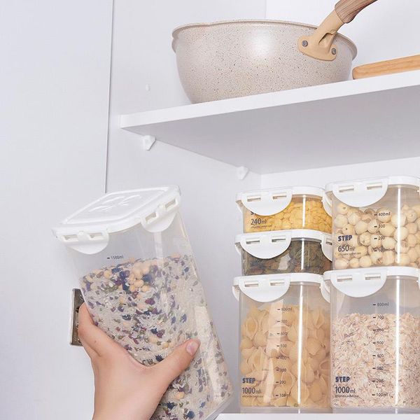 storage bottles & jars kitchen box small plastic containers pet food container airtight moisture-proof
storage bottles & jars kitchen box small plastic containers pet food container airtight moisture-proof