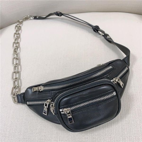 sheepskin waist bag female tide lady black chest crossbody bag chain genuine leather shoulder mini belt women fanny pack
sheepskin waist bag female tide lady black chest crossbody bag chain genuine leather shoulder mini belt women fanny pack