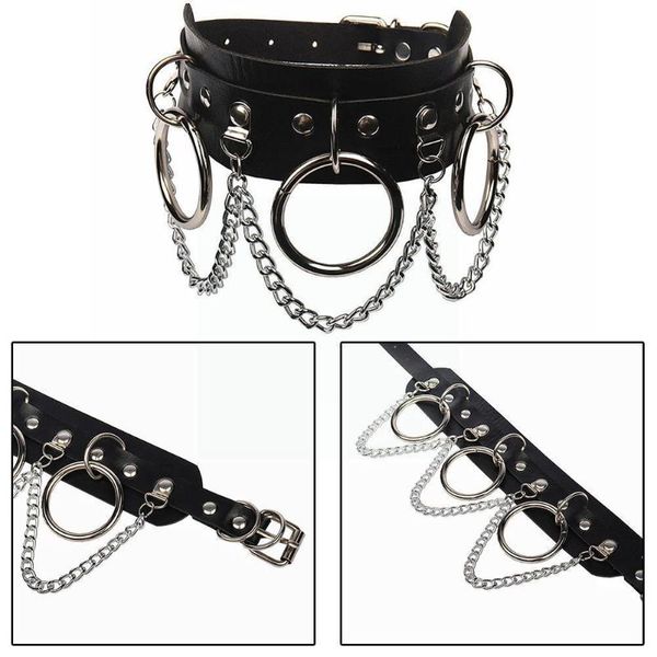 chains european and american style punk o-ring chain clavicle pu neck leather collar necklace exaggerated h9k3, Silver
chains european and american style punk o-ring chain clavicle pu neck leather collar necklace exaggerated h9k3, Silver