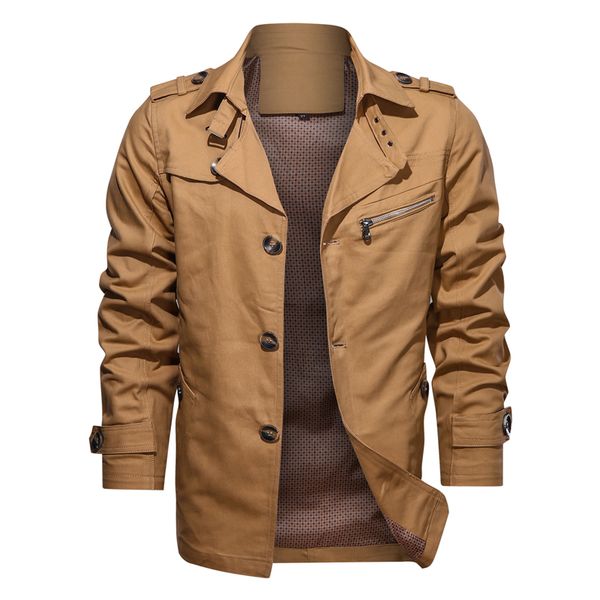 2021 men's business casual jacket new autumn cotton windbreaker jackets outwear male fashion long trench coat overcoat vawt, Tan;black
2021 men's business casual jacket new autumn cotton windbreaker jackets outwear male fashion long trench coat overcoat vawt, Tan;black