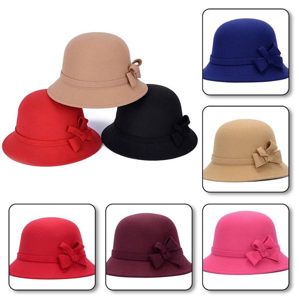 stingy brim hats fashion women's dome warm floppy hat autumn winter solid color floral wool felt vintage all-match bucket caps wholesal, Blue;gray
stingy brim hats fashion women's dome warm floppy hat autumn winter solid color floral wool felt vintage all-match bucket caps wholesal, Blue;gray