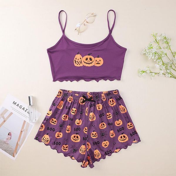 2020 casual halloween pumpkin cartoon print camis shorts women sets halloween women pajama sets dropshipping, Black;red
2020 casual halloween pumpkin cartoon print camis shorts women sets halloween women pajama sets dropshipping, Black;red