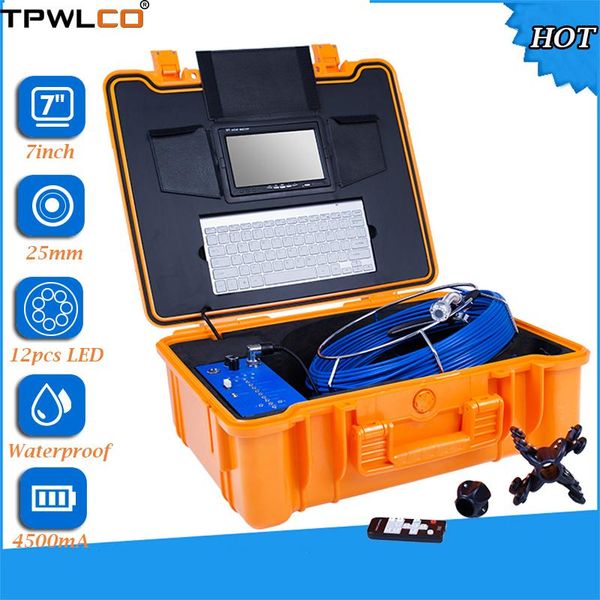 7inch underwater industrial pipe sewer drain wall video plumbing system with keyboard 25mm pipeline head 20m
7inch underwater industrial pipe sewer drain wall video plumbing system with keyboard 25mm pipeline head 20m