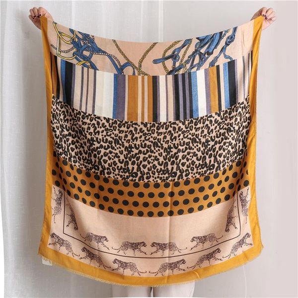 scarves 2021 autumn and winter women's leopard print chain cotton linen scarf silk fashion wild decoration travel shawl, Blue;gray
scarves 2021 autumn and winter women's leopard print chain cotton linen scarf silk fashion wild decoration travel shawl, Blue;gray