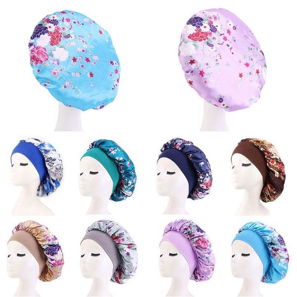beanie/skull caps large print satin silky bonnet sleep cap width elastic band for women solid color head wrap lady hair accessories wholesal, Blue;gray
beanie/skull caps large print satin silky bonnet sleep cap width elastic band for women solid color head wrap lady hair accessories wholesal, Blue;gray
