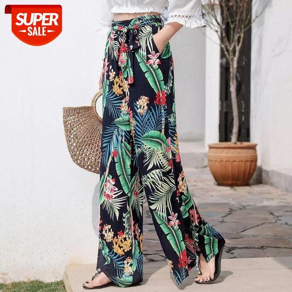 new cotton silk wide-leg pants women's summer thin printed beach pants with pockets loose long trousers pantalones de mujer #eh0x, Black;white
new cotton silk wide-leg pants women's summer thin printed beach pants with pockets loose long trousers pantalones de mujer #eh0x, Black;white