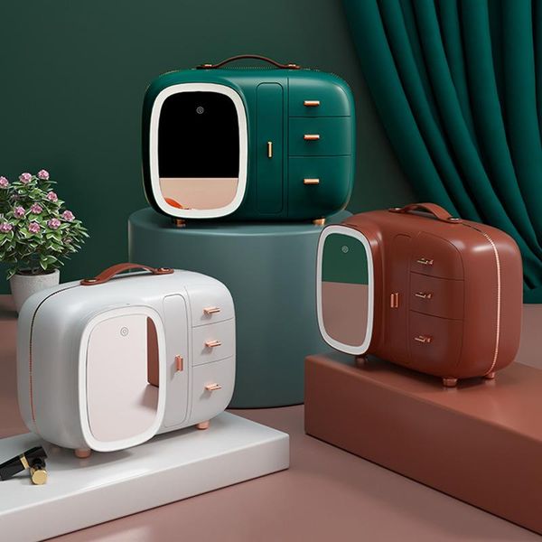 storage boxes & bins high-endtemperament makeup organizer portable net red dustproof cosmetic box led mirror rotating jewelry drawer type
storage boxes & bins high-endtemperament makeup organizer portable net red dustproof cosmetic box led mirror rotating jewelry drawer type