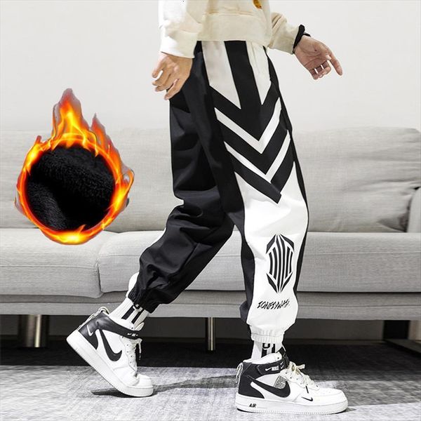 winter warm plus velvet thick women pant sweatpants streetwear cargo joggers harem man sportswear trousers, Black
winter warm plus velvet thick women pant sweatpants streetwear cargo joggers harem man sportswear trousers, Black