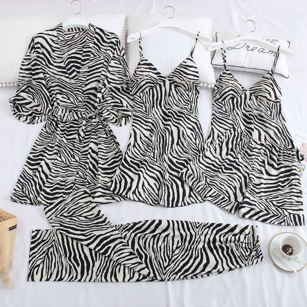 zebra prints women's 5pcs pajamas v-neck-slashed upstairs beeping occasional nightwear bra from to house h5r3, Black;red
zebra prints women's 5pcs pajamas v-neck-slashed upstairs beeping occasional nightwear bra from to house h5r3, Black;red