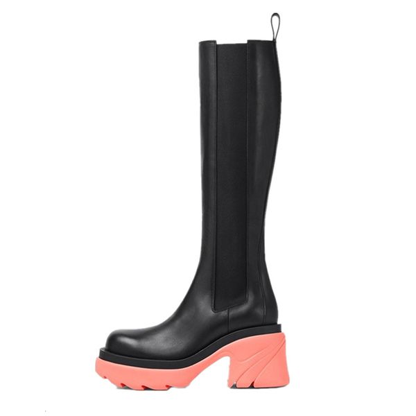 dress shoes autumn and winter thick-soled high-heeled round-toe cowhide martin boots casual knee-length elastic stitching women's, Black
dress shoes autumn and winter thick-soled high-heeled round-toe cowhide martin boots casual knee-length elastic stitching women's, Black