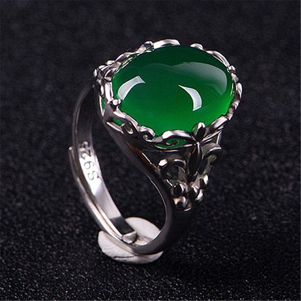 100% real green jade rings resizable agate ring 925 sterling silver ring for men rings emerald ring natural stone jewelry, Red;blue
100% real green jade rings resizable agate ring 925 sterling silver ring for men rings emerald ring natural stone jewelry, Red;blue
