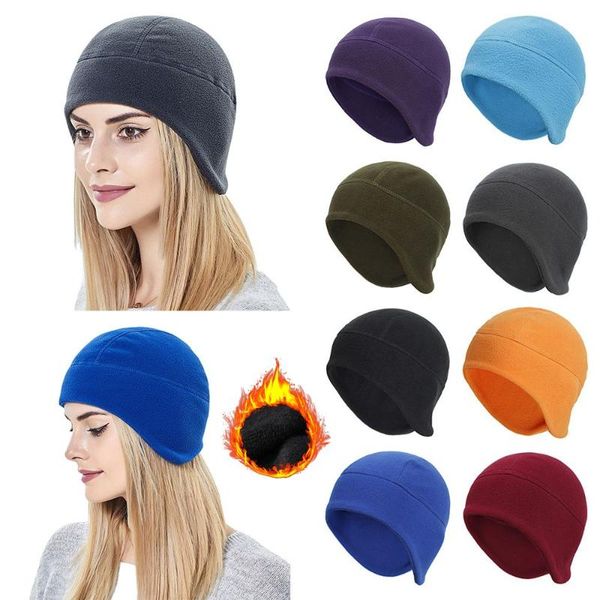 berets men women polar fleece skull cap fishing cycling hats winter warm hat beanie with ear cover, Blue;gray
berets men women polar fleece skull cap fishing cycling hats winter warm hat beanie with ear cover, Blue;gray